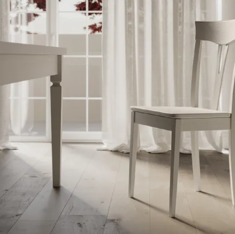 Sedia Rose completamente in legno di Arredo3