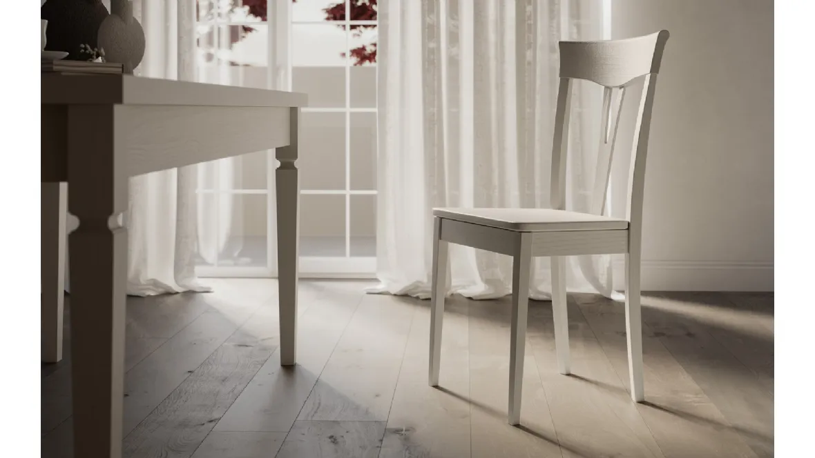 Sedia Rose completamente in legno di Arredo3