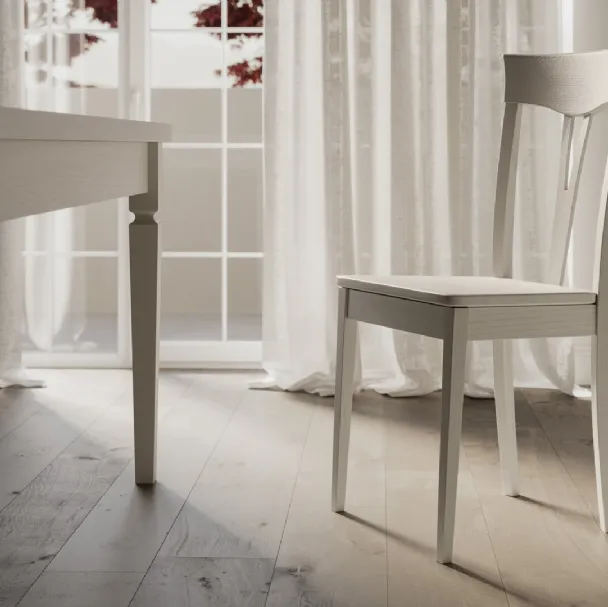 Sedia Rose completamente in legno di Arredo3